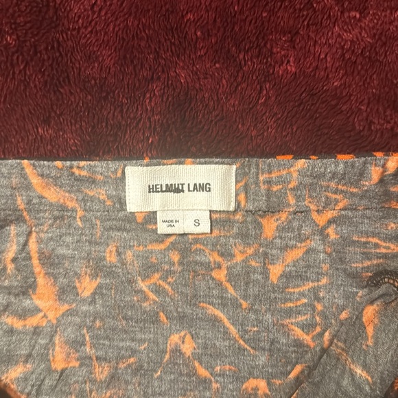 Helmut Lang printed knee-length skirt with slit at front size S - Picture 6 of 6